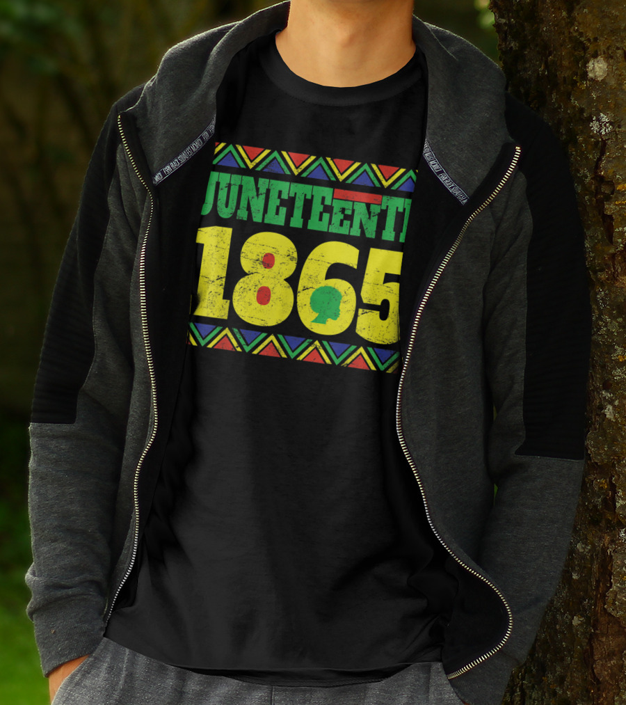 Juneteenth 1865 African Colors T-Shirt