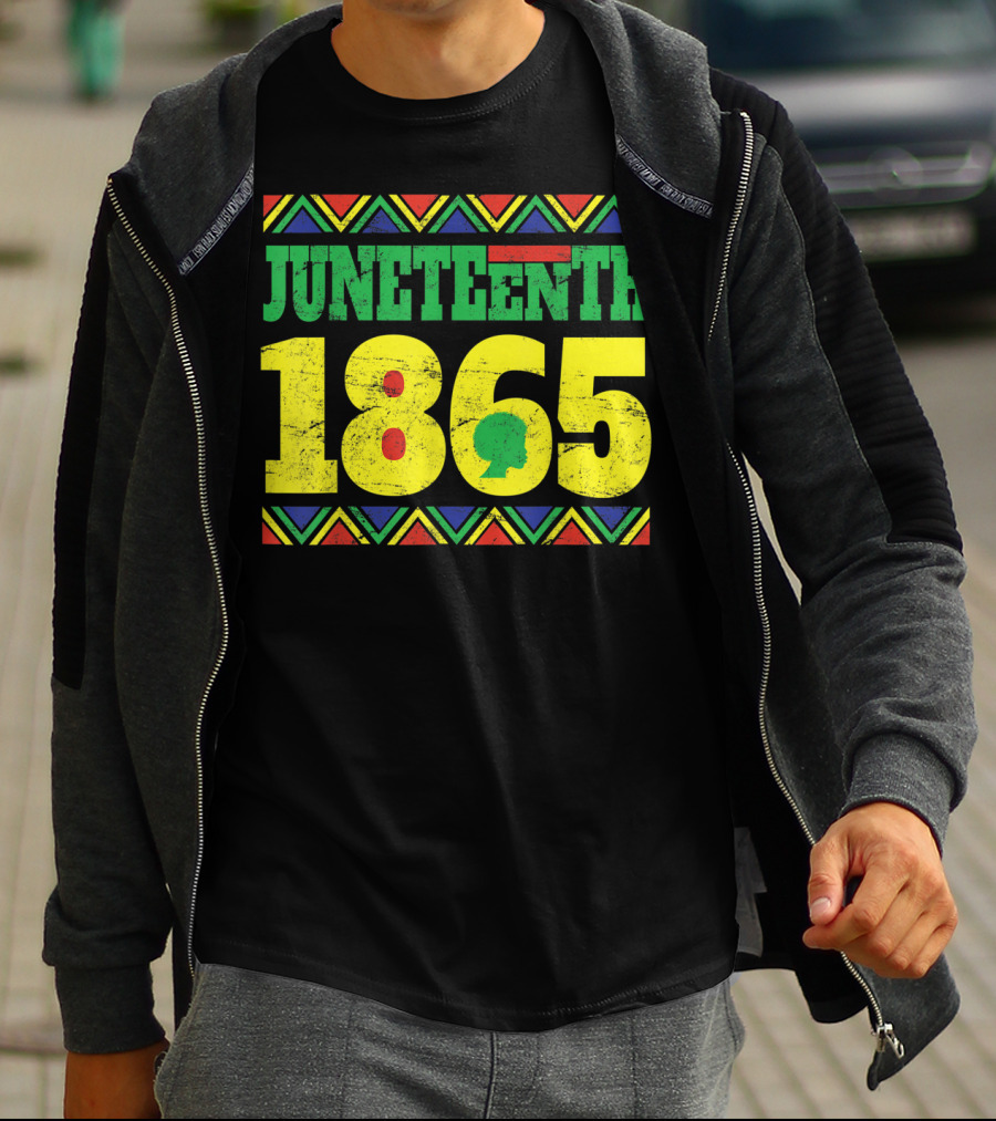Juneteenth 1865 African Colors T-Shirt