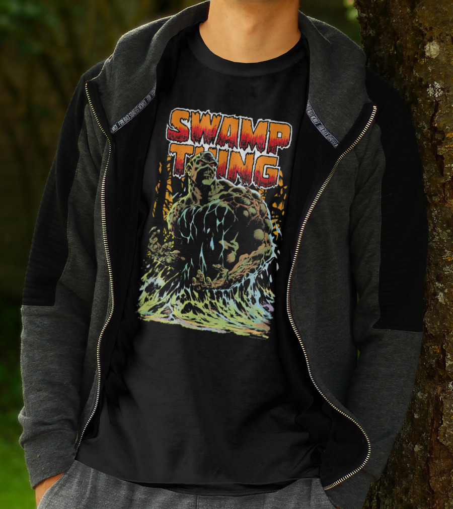 Justice League DC Swamp Thing Comic T-Shirt