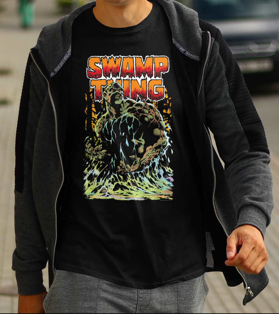 Justice League DC Swamp Thing Comic T-Shirt