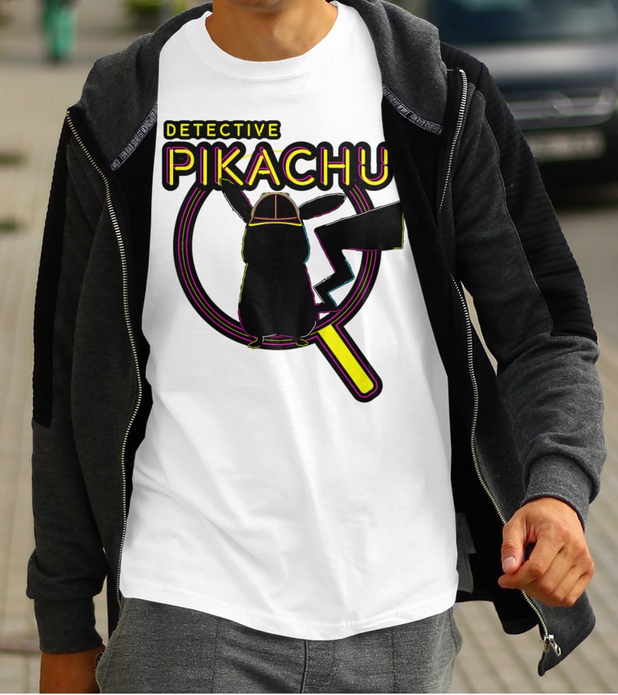 Detective Pikachu Magnify Pikachu Kids Iconic T-Shirt