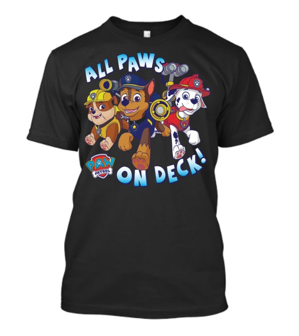 Paw Patrol All Paws On Deck Kids Group T-Shirt