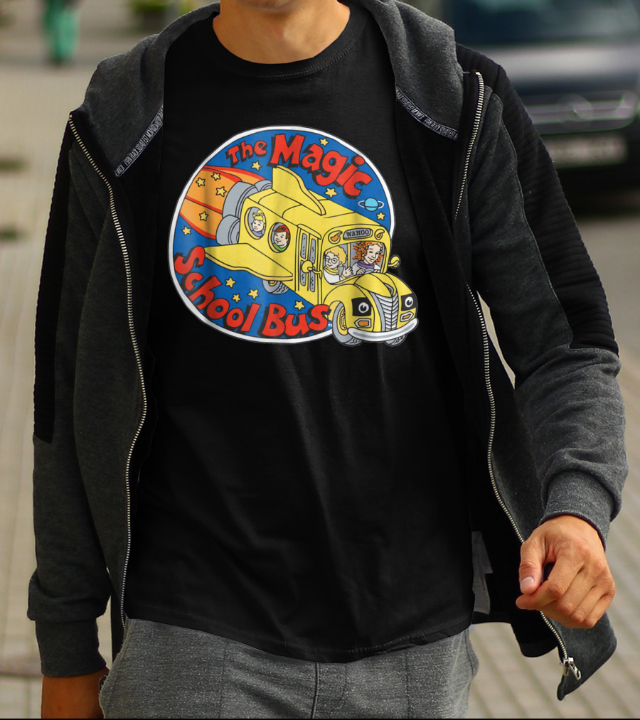 The Magic School Bus Wahoo Adventure Stars And Planets T-Shirt