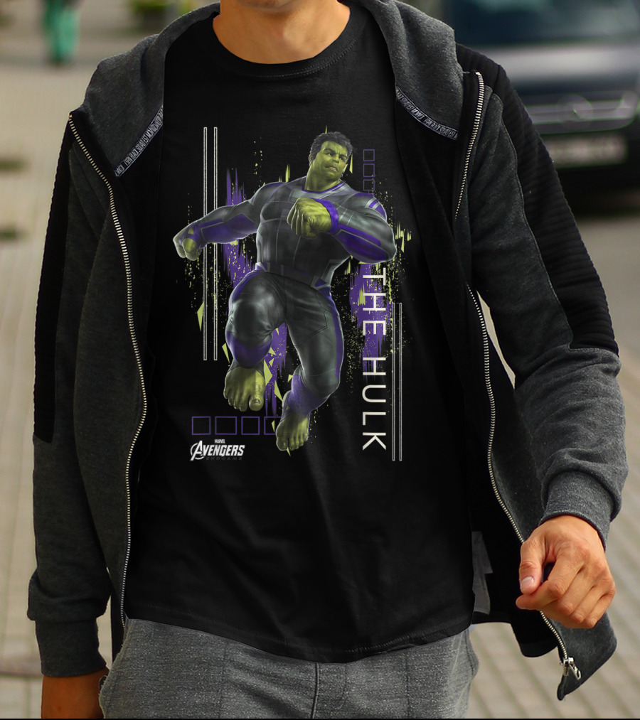 Marvel Avengers The Hulk Action Pose Endgame T-Shirt