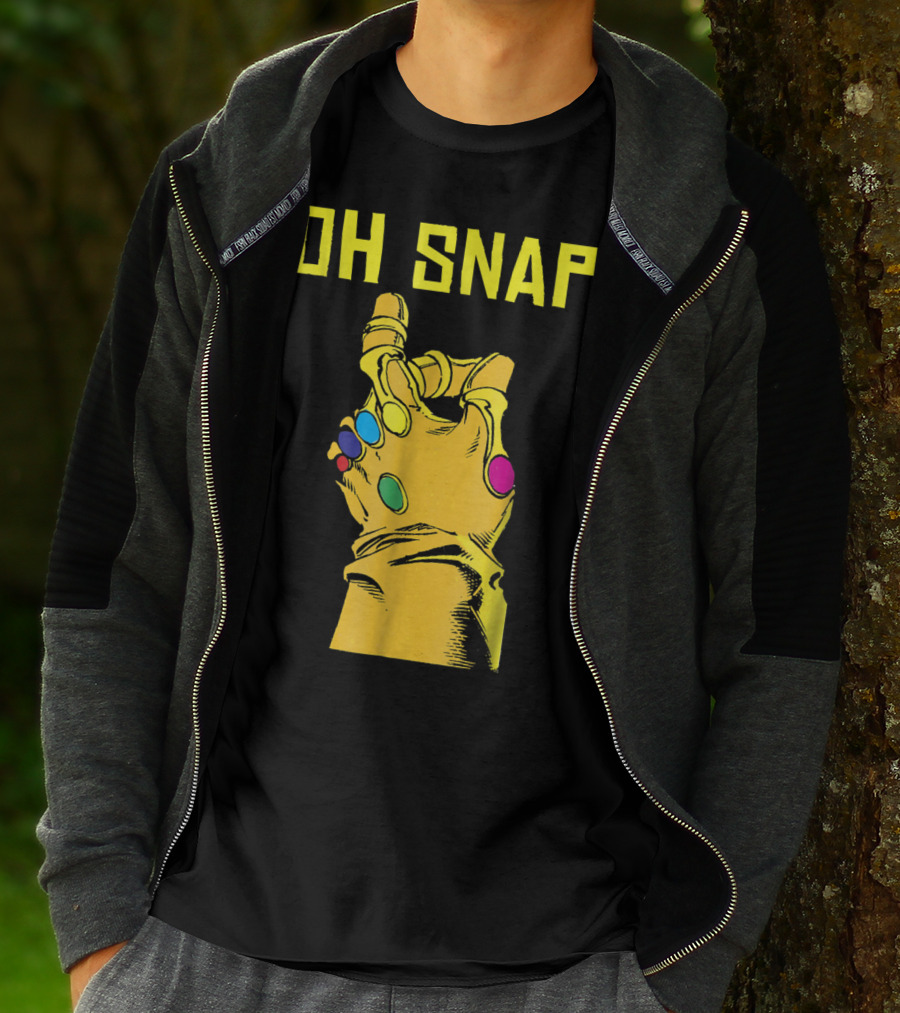 Marvel Oh Snap Infinity Gauntlet Thanos T-Shirt