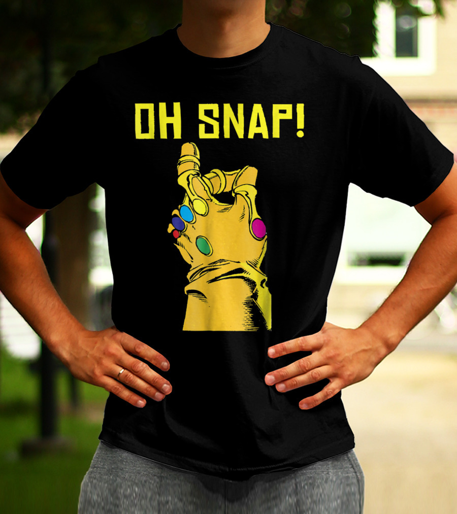 Marvel Oh Snap Infinity Gauntlet Thanos T-Shirt