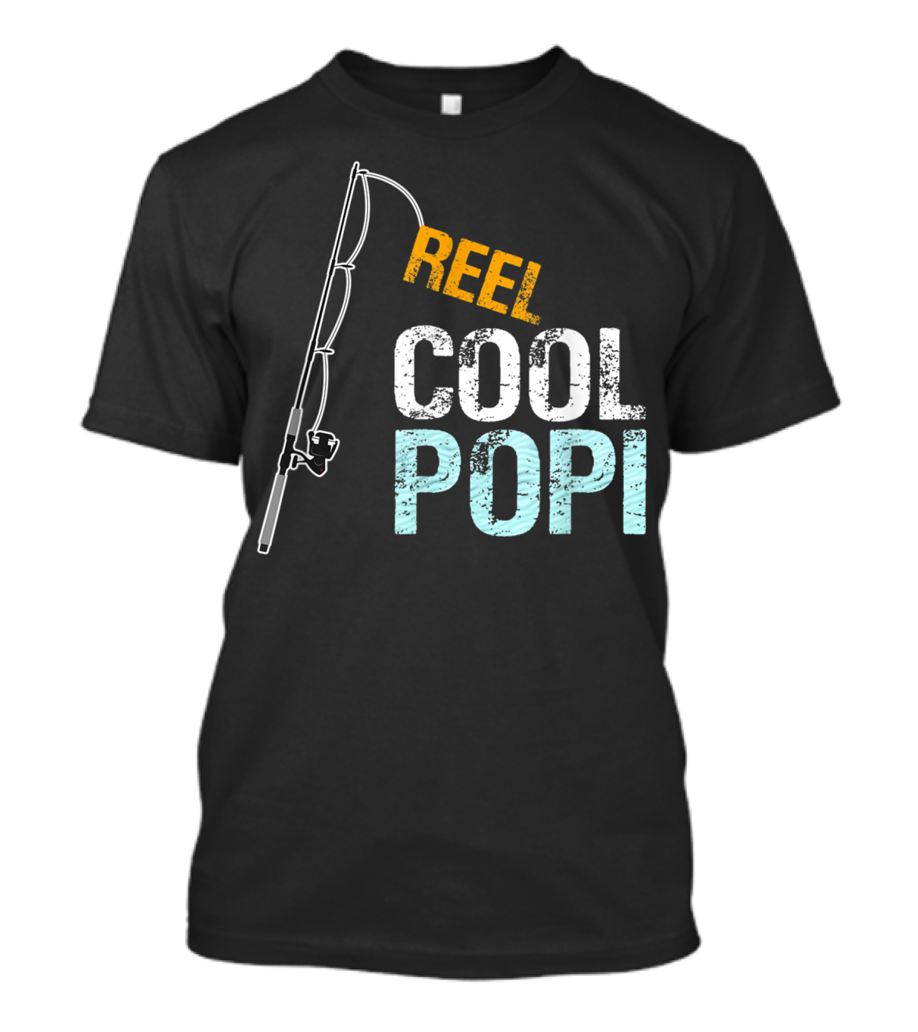 Reel Cool Popi Mens Graphic From Granddaughte T-Shirt