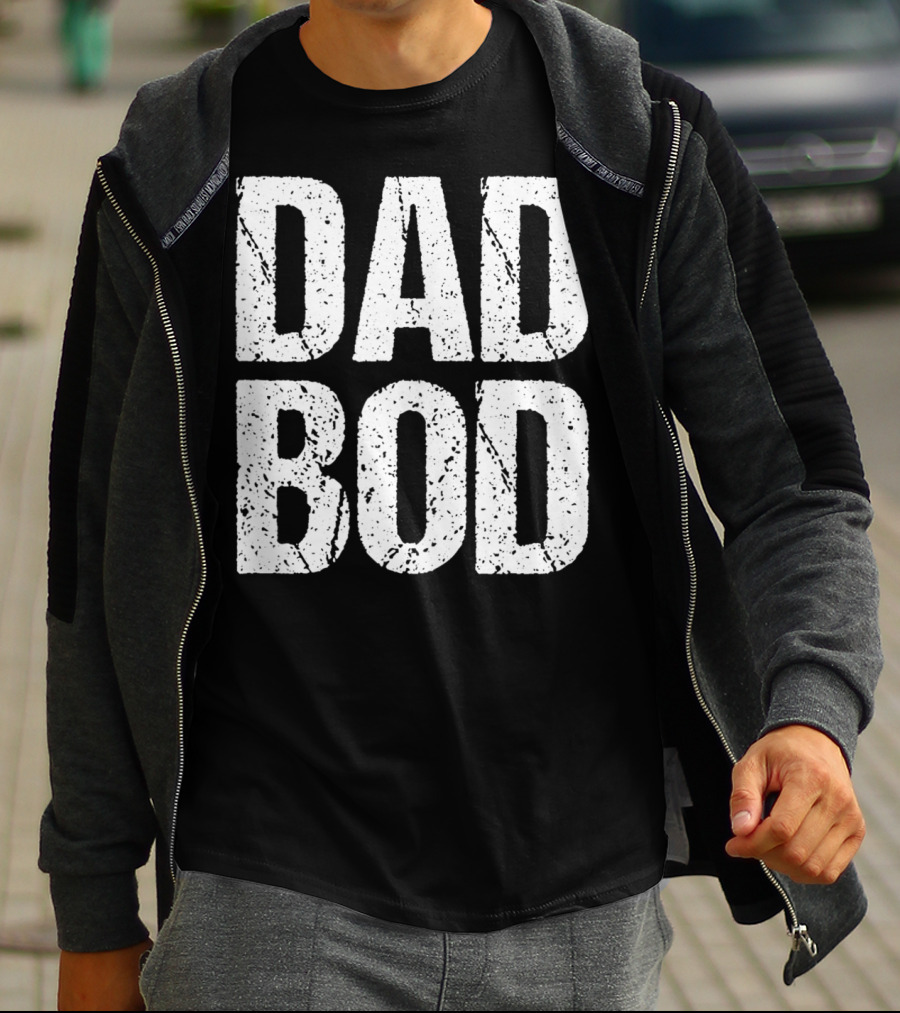 Dad Bod Mens Funny Gym Workout Cheat Day T-Shirt