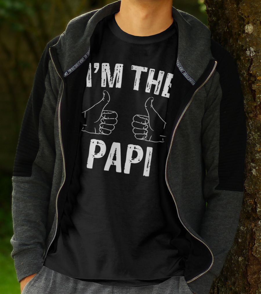 I'm The Papi Funny Father's Thumbs Up T-Shirt