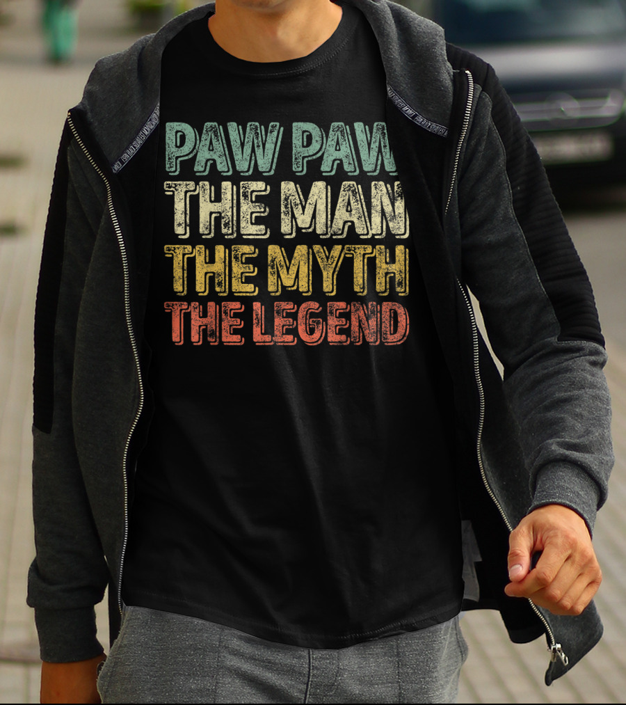 PAW PAW THE MAN THE MYTH THE LEGEND T-Shirt