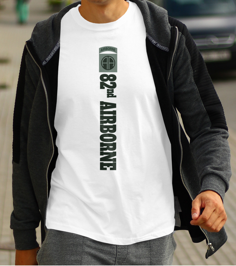 82nd Airborne Division Airborne UCP Patch Iconic Military T-Shirt