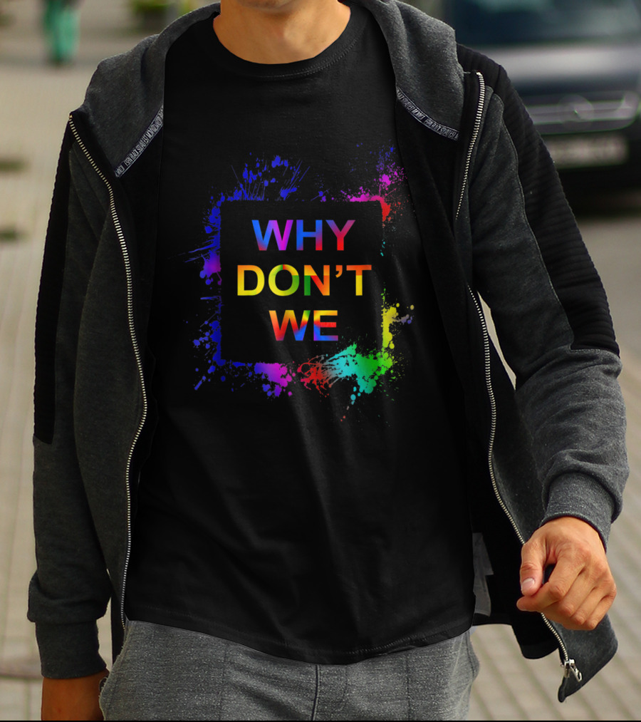 Why Don't We Colorful Splatter T-Shirt