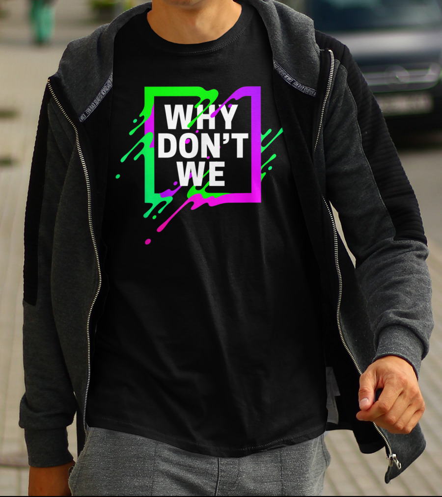 Why Don't We Neon Splash Box T-Shirt