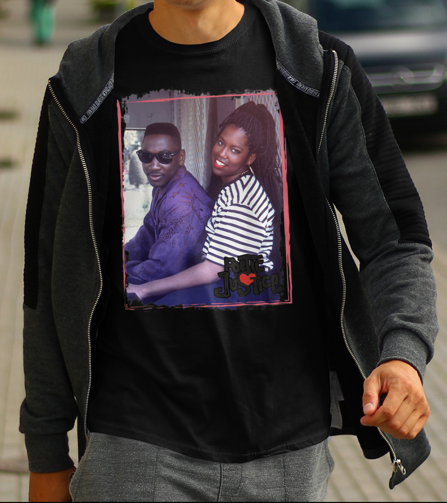 Poetic Justice Photograph With Iesha And Chicago Sitting Together T-Shirt