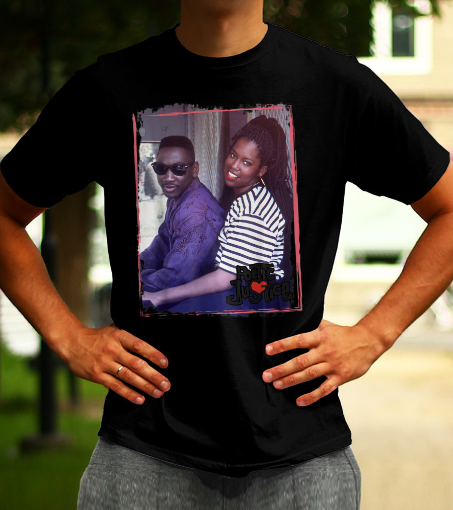 Poetic Justice Photograph With Iesha And Chicago Sitting Together T-Shirt