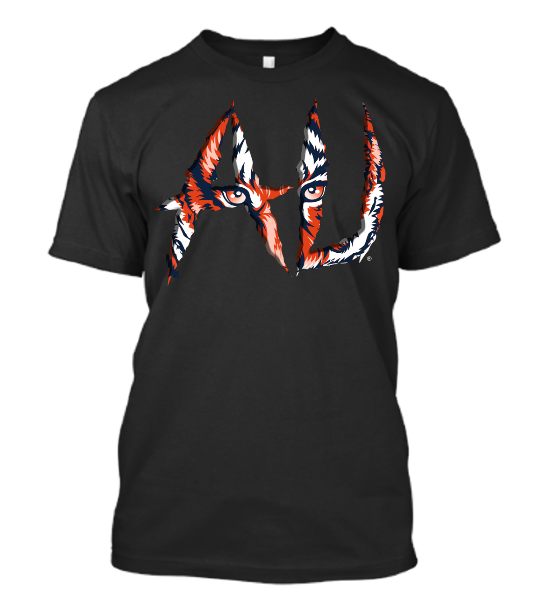 Auburn Tigers AU Tiger Scratch Eyes T-Shirt