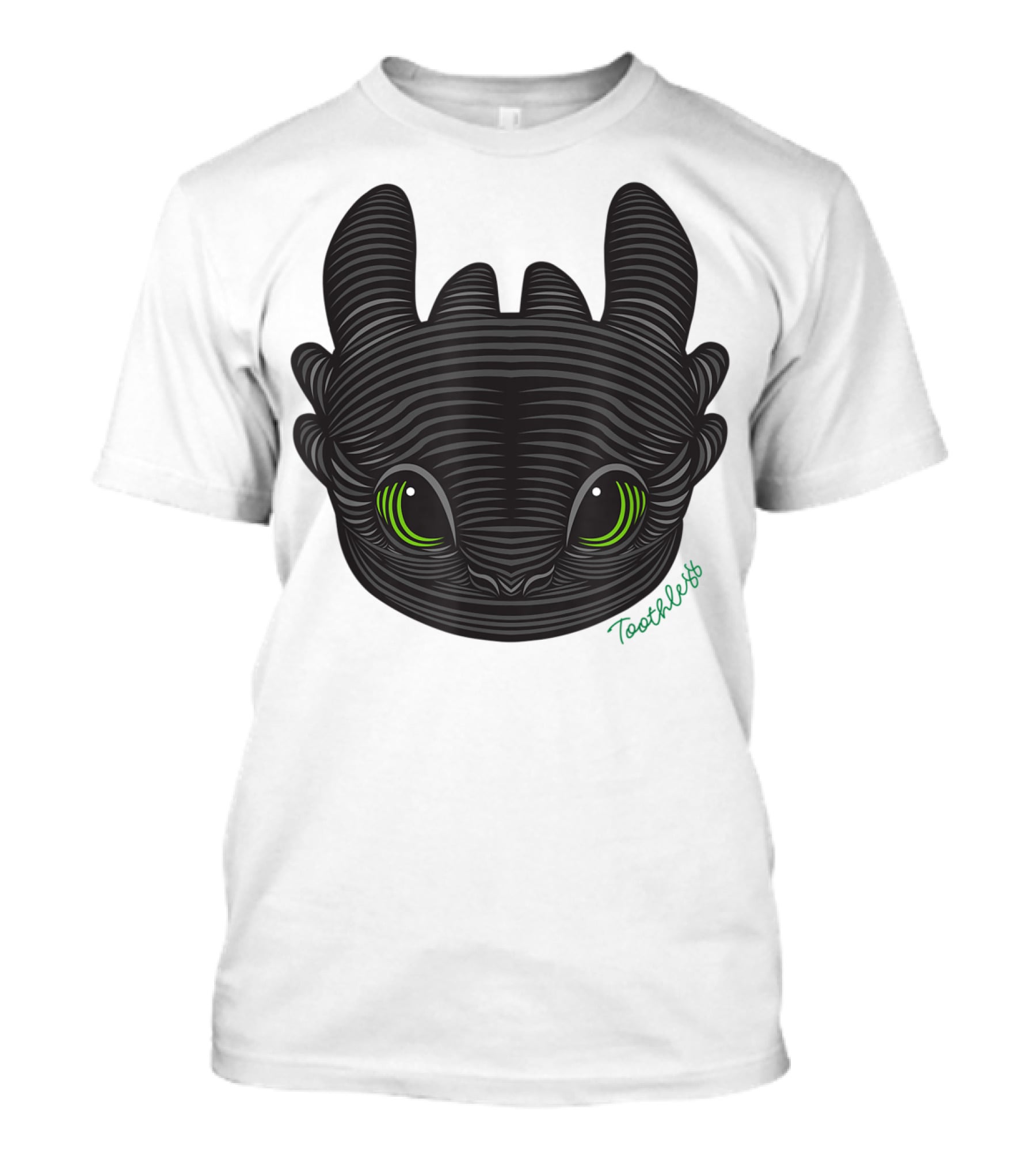 How To Train Your Dragon 3 Hidden World Toothless Green Eyes T-Shirt
