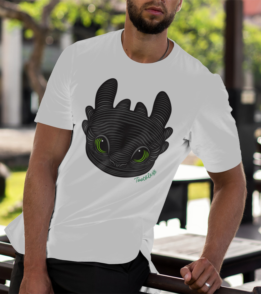 How To Train Your Dragon 3 Hidden World Toothless Green Eyes T-Shirt