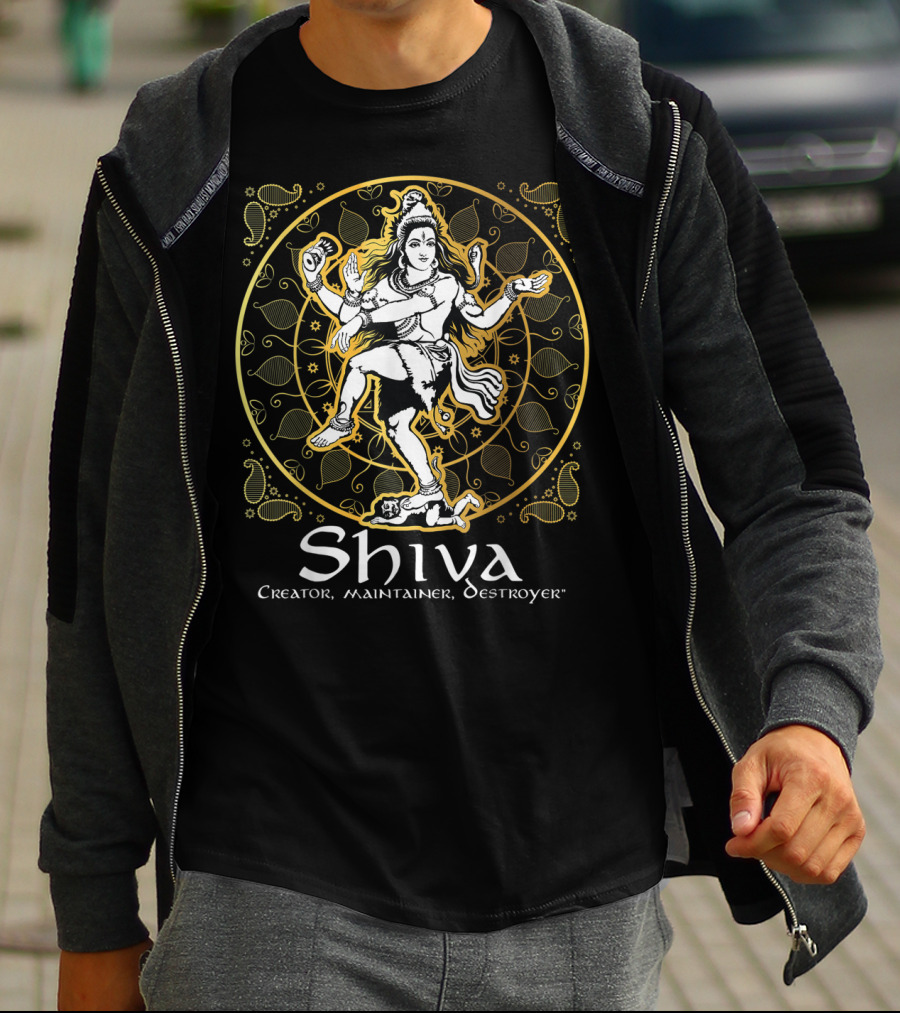 Shiva Creator Maintainer Destroyer Hindu Gods Lord Shiva T-Shirt