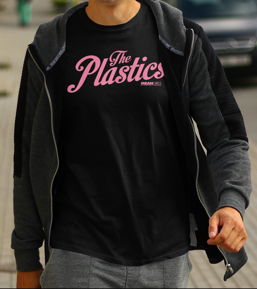 The Plastics Mean Girls Pink Script T-Shirt