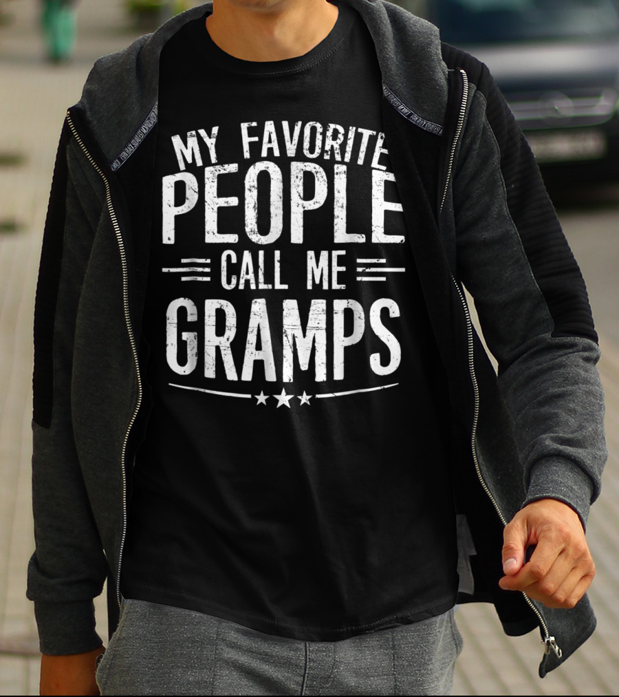 Mens My Favorite People Call Me Gramps T-Shirt