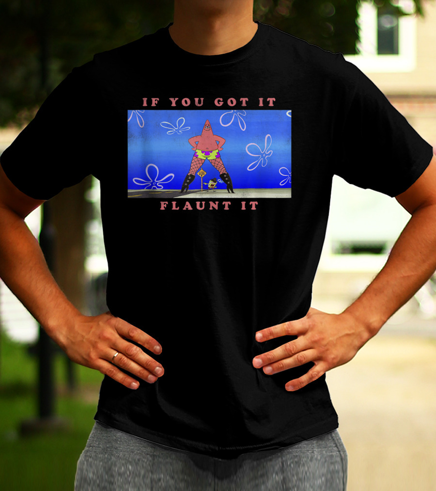 SpongeBob SquarePants Patrick Starfishnets If You Got It Flaunt It Tank T-Shirt
