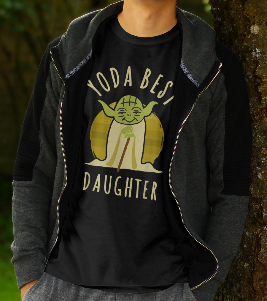 Yoda Best Daughter Cartoon Yoda Star Wars T-Shirt