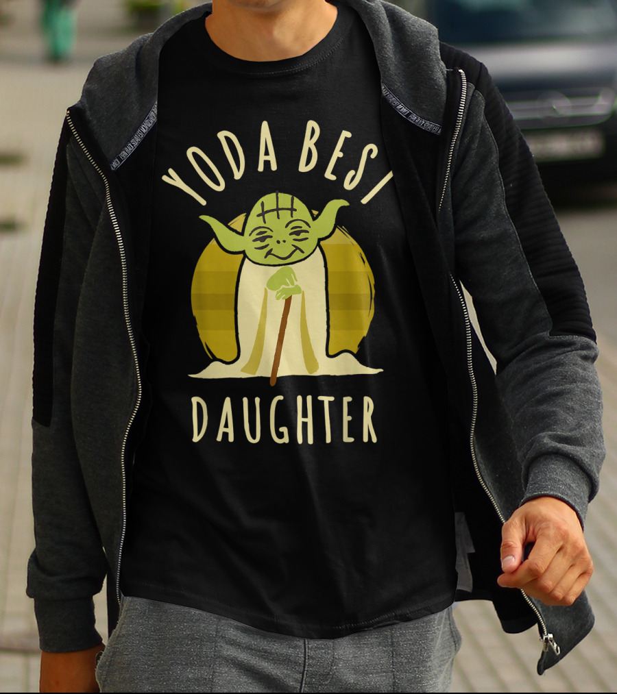 Yoda Best Daughter Cartoon Yoda Star Wars T-Shirt