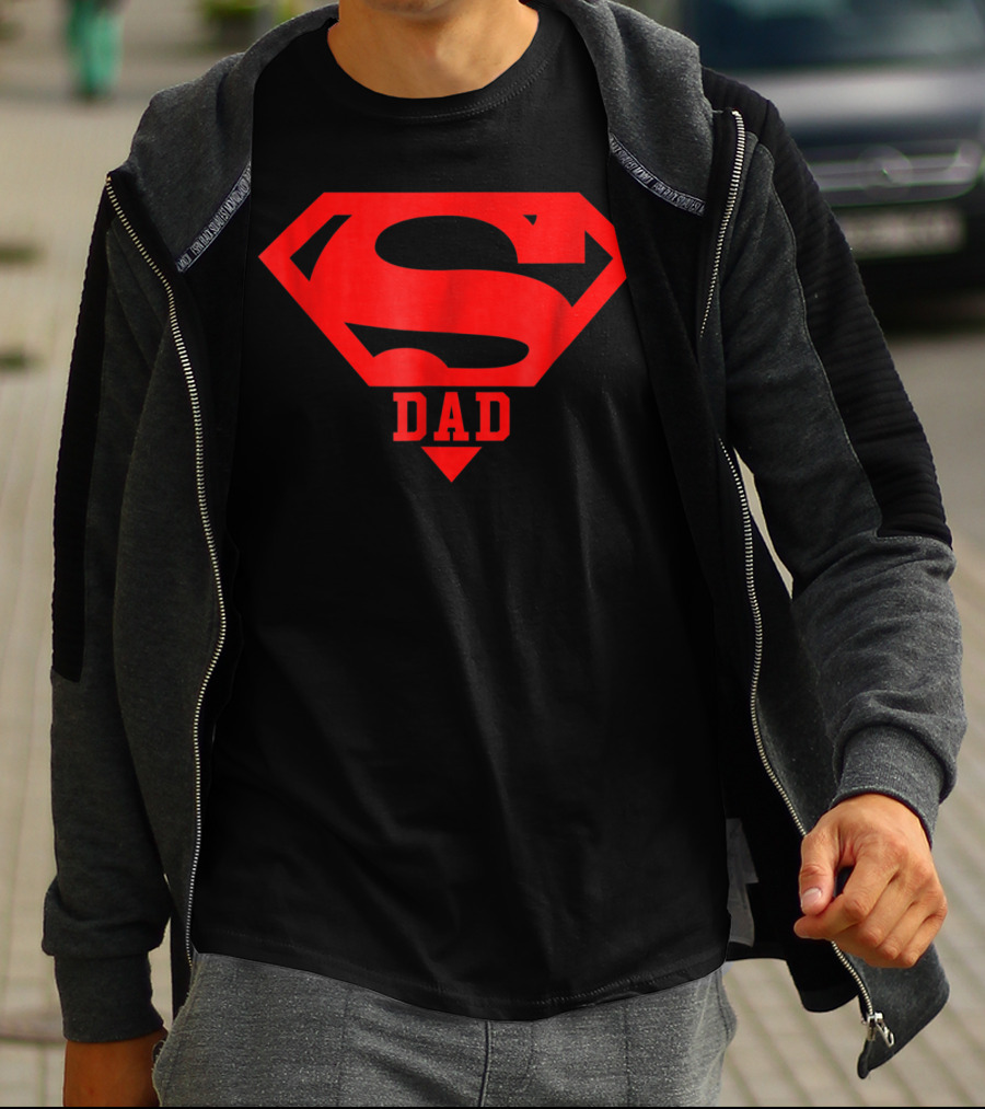 Superdad Superman Logo Dad T-Shirt
