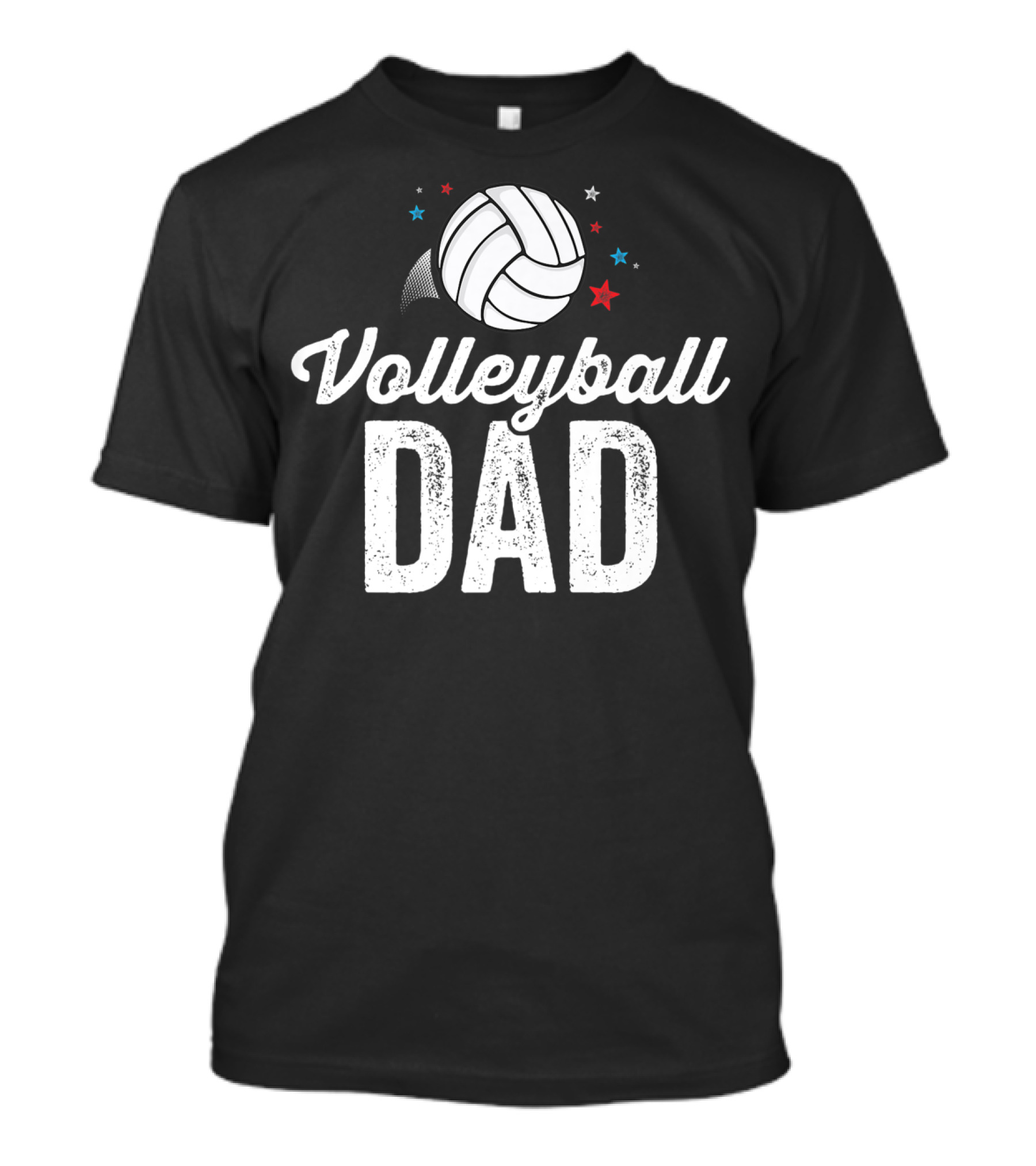 Volleyball Dad Player Coach Team Star T-Shirt