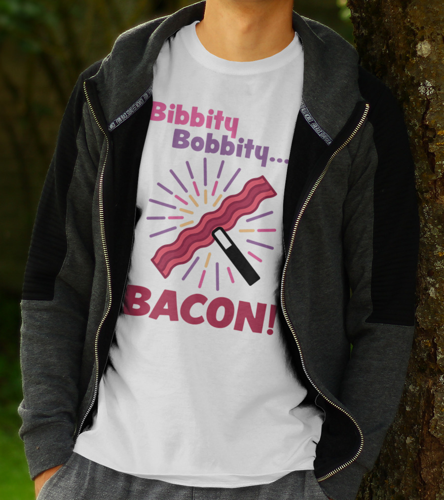 Bibbity Bobbity Bacon Wand Magic Explosion T-Shirt
