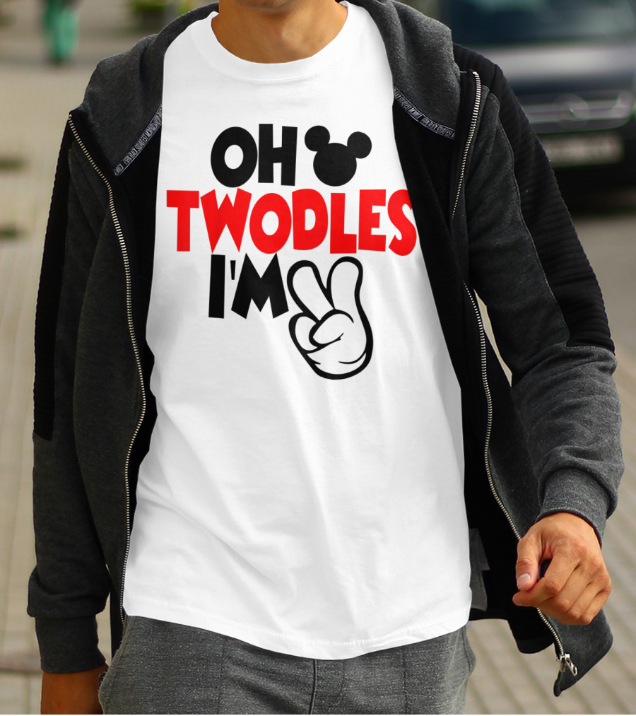 Oh Twodles I'm Two Year Old Birthday T-Shirt