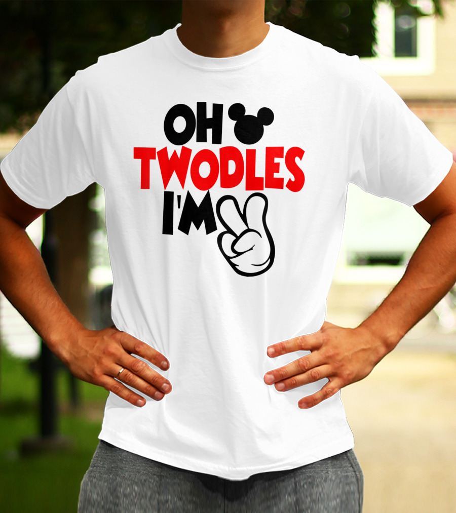 Oh Twodles I'm Two Year Old Birthday T-Shirt