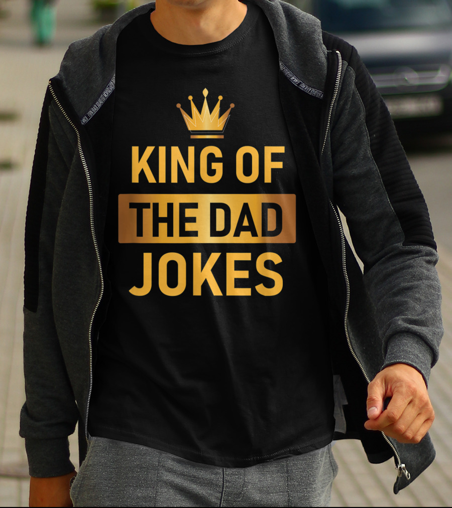 King Of The Dad Jokes Crown T-Shirt