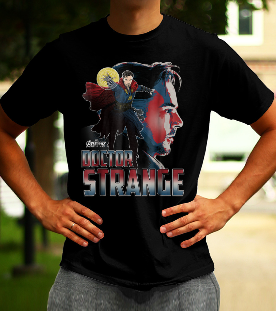 Doctor Strange Profile Avengers Infinity War T-Shirt