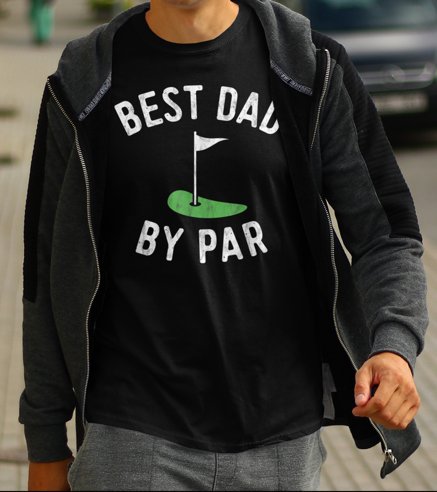 Best Dad By Par Funny Golf Mens T-Shirt