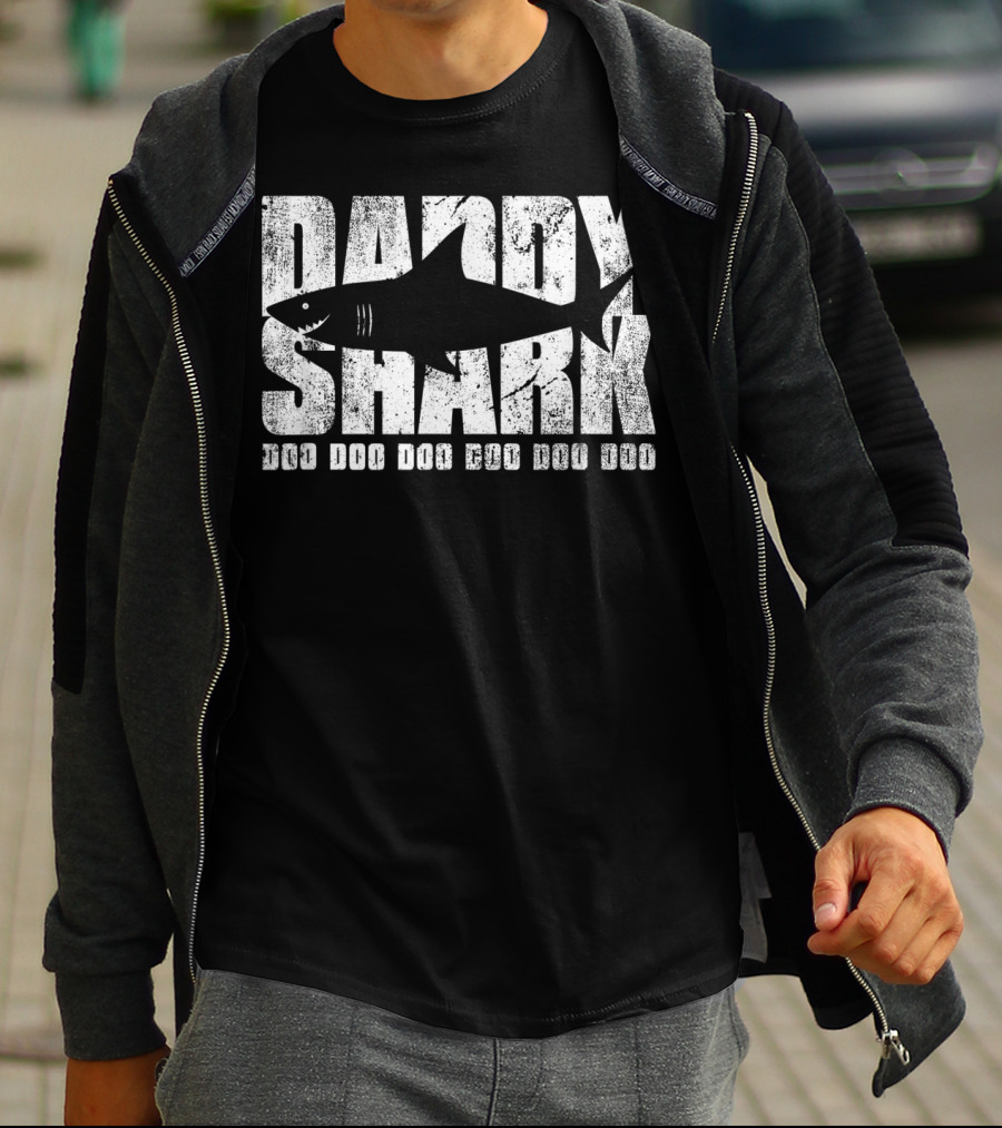 Daddy Shark Doo Doo Doo Mens Cool Daddy Shark T-Shirt