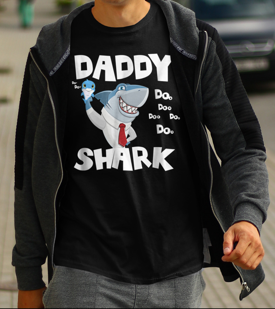 Daddy Shark Doo Doo Doo Mens Awesome T-Shirt