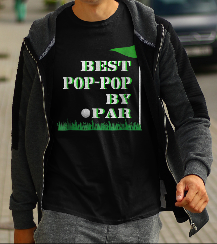Best Pop-Pop By Par Golf Father's Day Mens T-Shirt