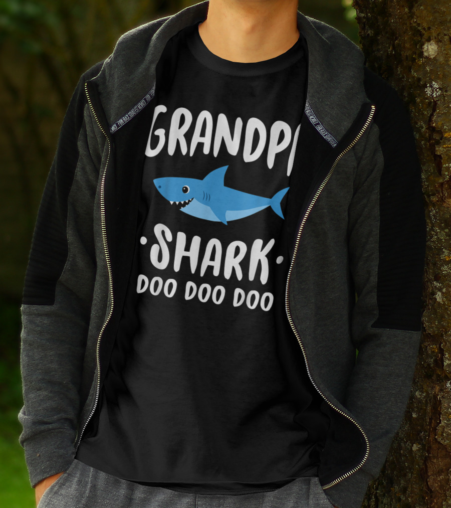 Grandpa Shark Doo Doo Doo T-Shirt