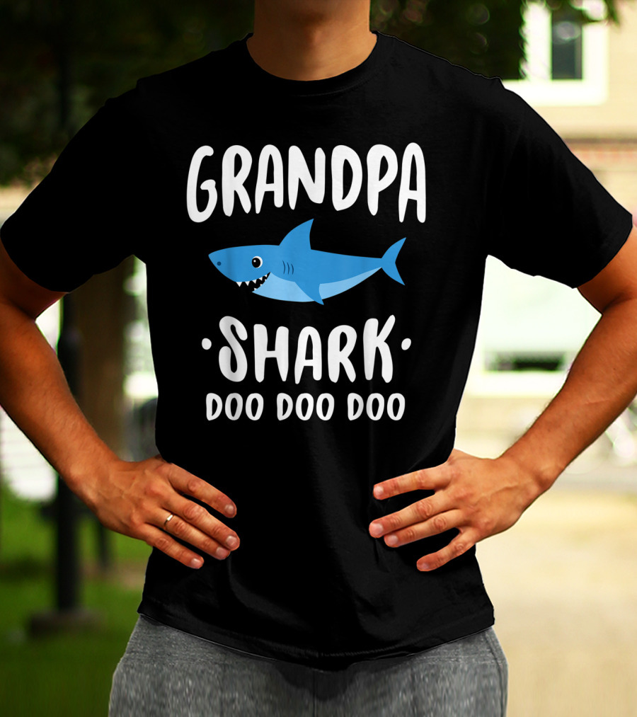 Grandpa Shark Doo Doo Doo T-Shirt