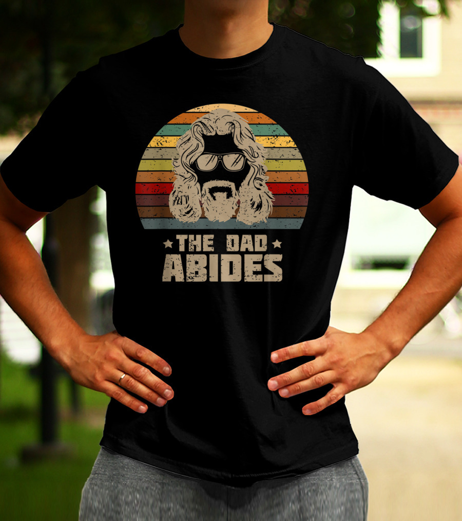 The Dad Abides Retro T-Shirt