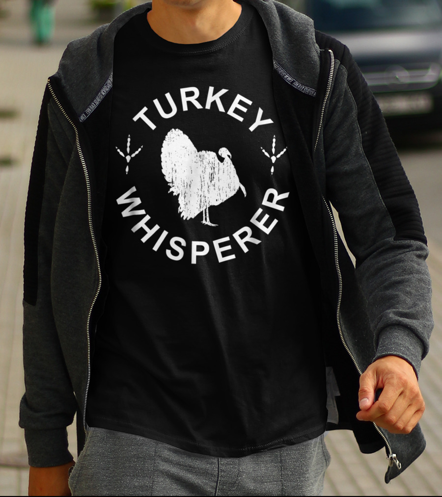 Turkey Whisperer Vintage Strutting Turkey Look T-Shirt