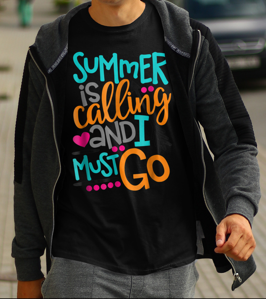 Summer Is Calling And I Must Go Heart Arrow T-Shirt