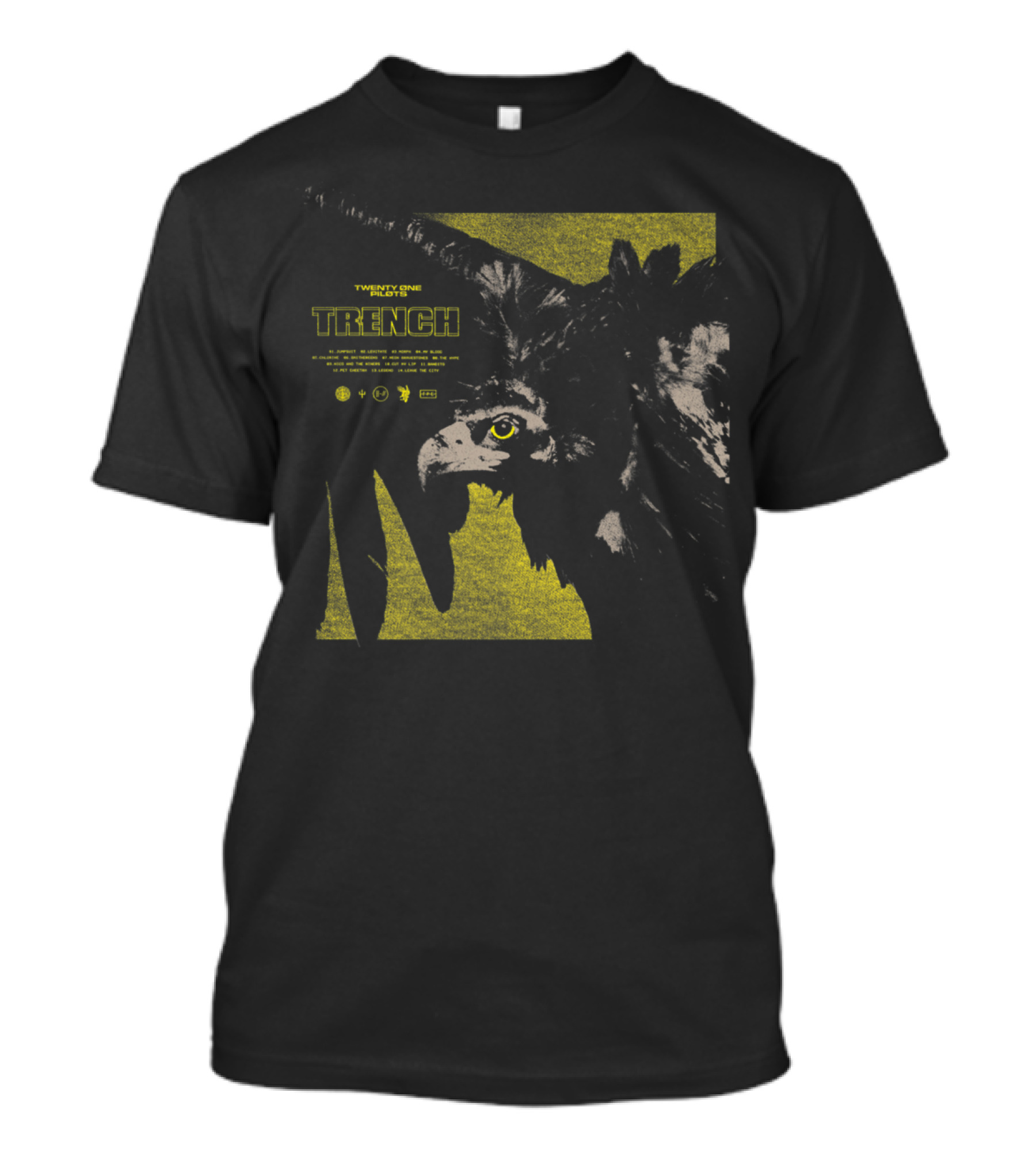 Twenty One Pilots Trench Bird Artwork With Yellow Eye T-Shirt
