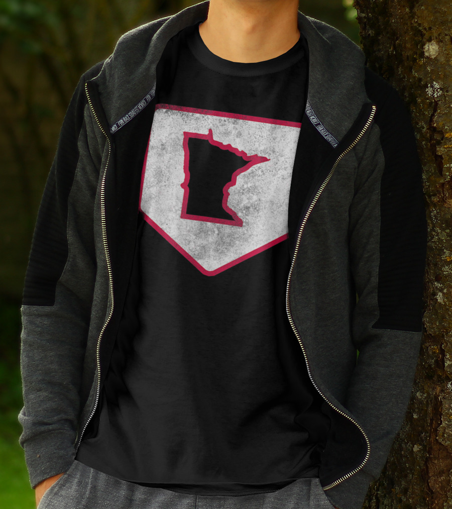 Vintage Minnesota Baseball Home Plate MPLS STP T-Shirt