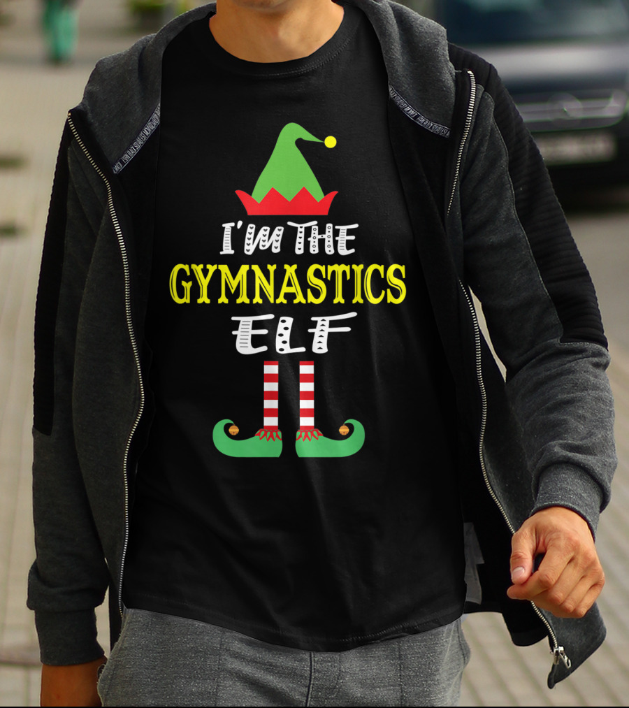 I'm The Gymnastics Elf Family Group Matching T-Shirt
