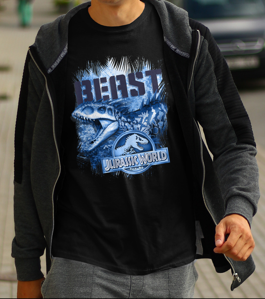 Jurassic World Beast Dinosaur Palms T-Shirt