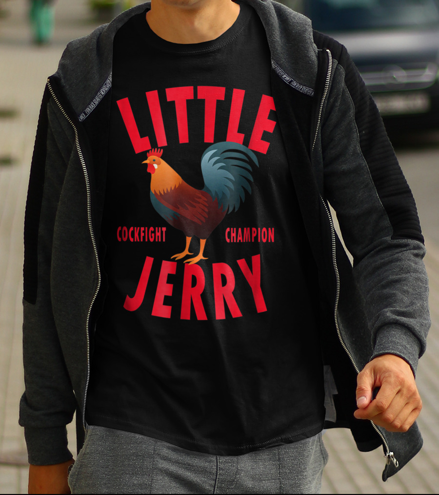 Little Jerry Cockfight Champion T-Shirt