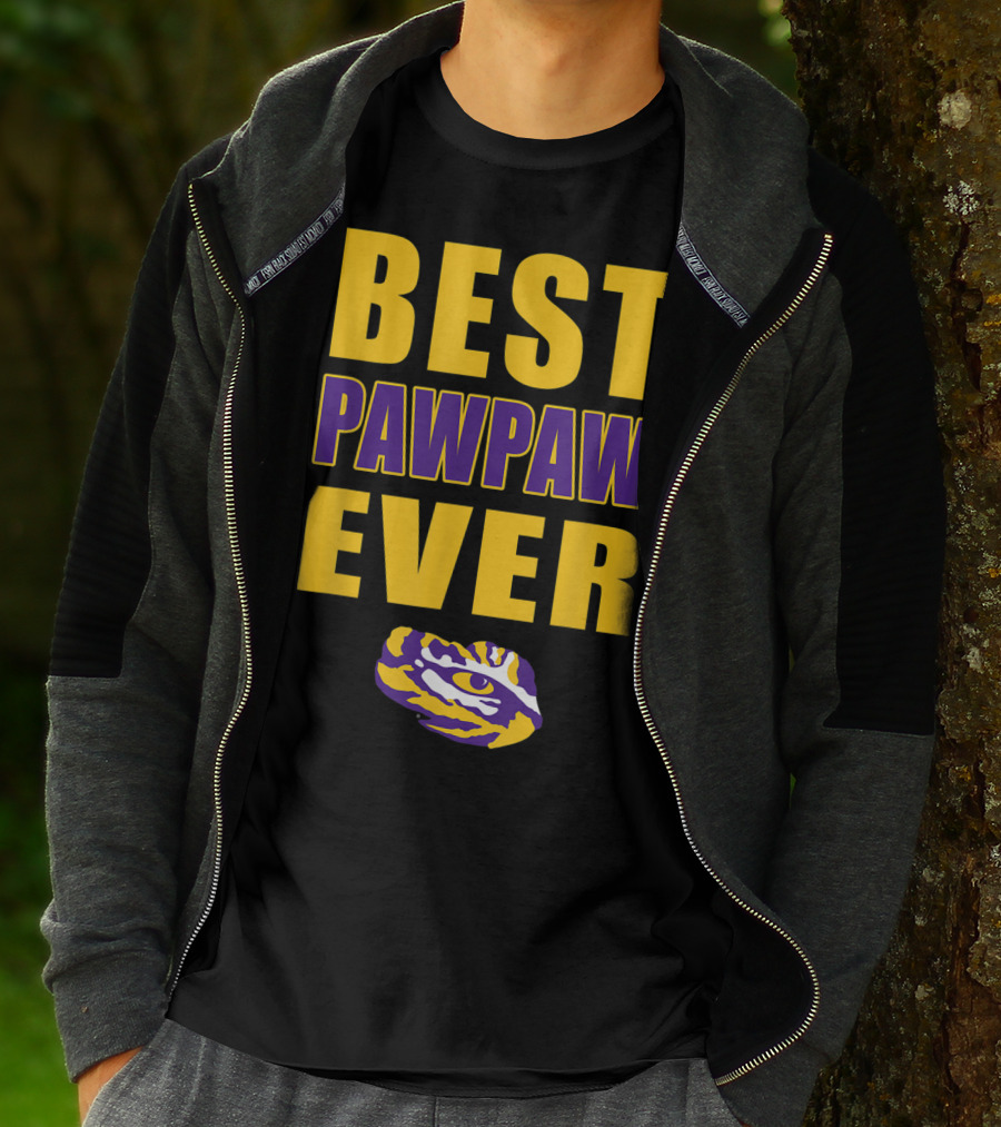 Best Pawpaw Ever LSU Tigers Fan T-Shirt
